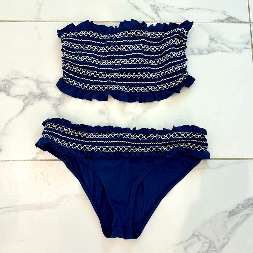 Tory Burch Costa Hipster Bathing Suit S